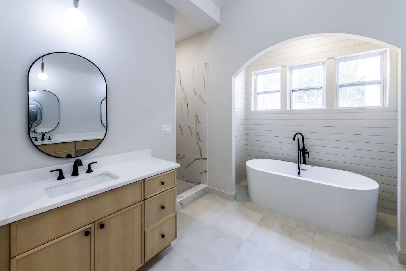 Bathroom cleaned by Eucalyptus Cleaning